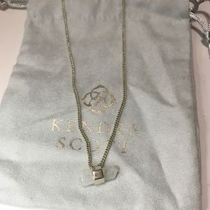 Kendra Scott - Clear Crystal Rock Necklace